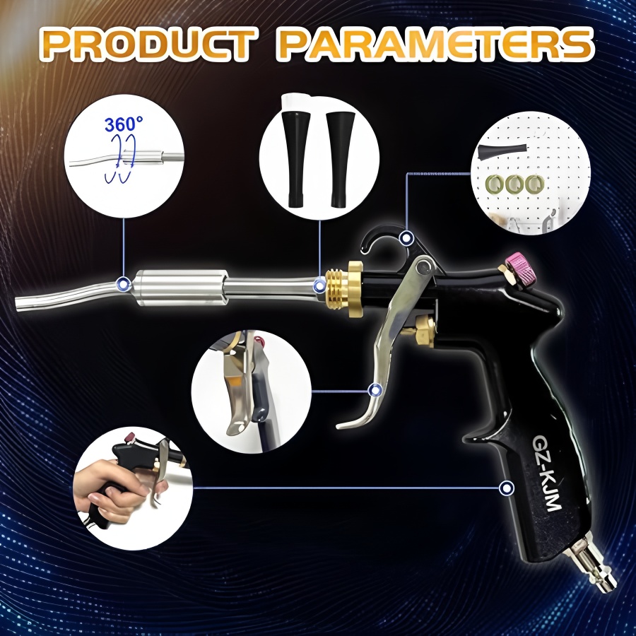 Air Blow Gun Car Interior Clea - Dirt Brush Interior reseña y precio