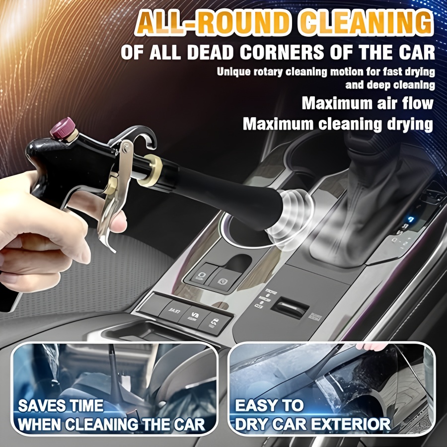 Air Blow Gun Car Interior Clea - Dirt Brush Interior reseña y precio