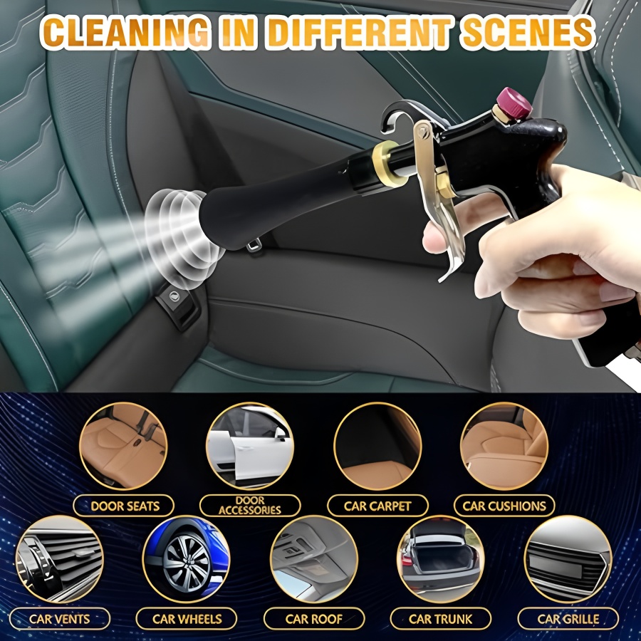 Air Blow Gun Car Interior Clea - Dirt Brush Interior reseña y precio