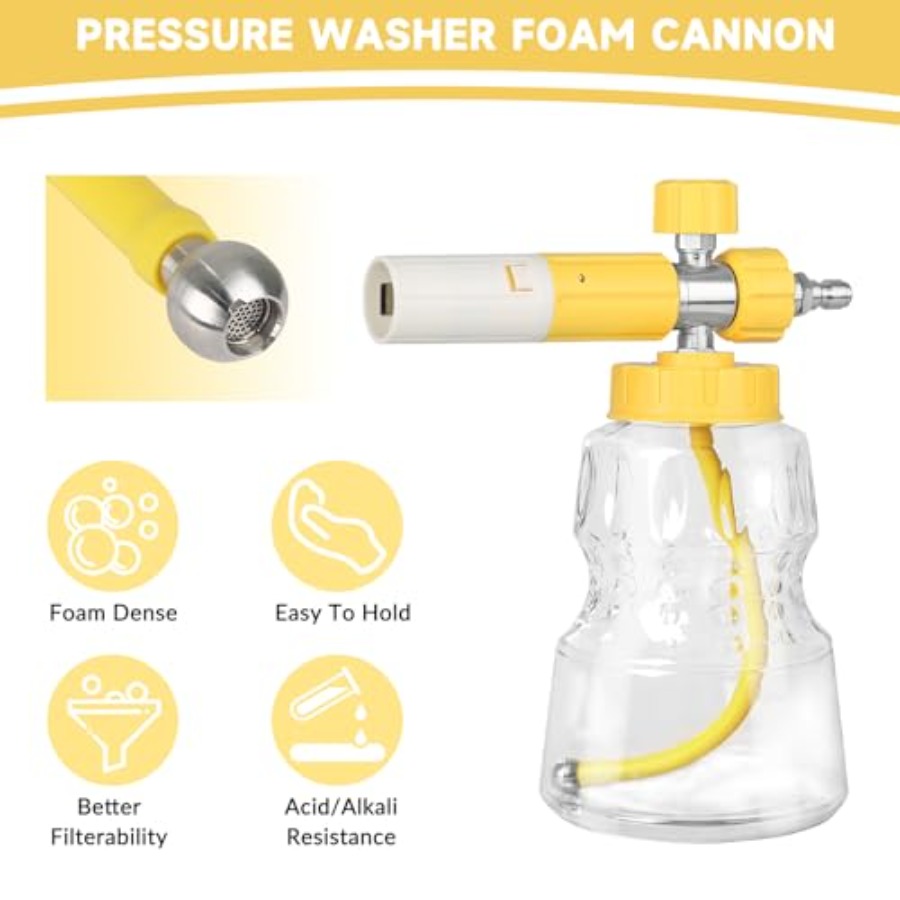 Foam Cannon for Pressure Washe - Foam Cannon Car Wash reseña y precio