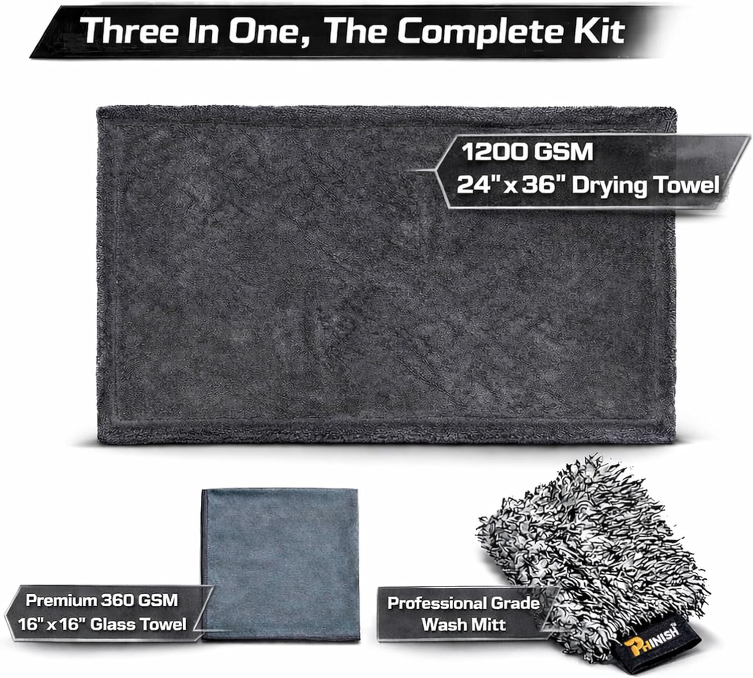 24x36 Car Drying Towel 1200 GS - Microfiber Towel Detailing reseña y precio