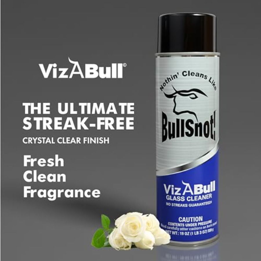 BullSnot VizABull Glass Cleane - Glass Cleaner Streak reseña y precio