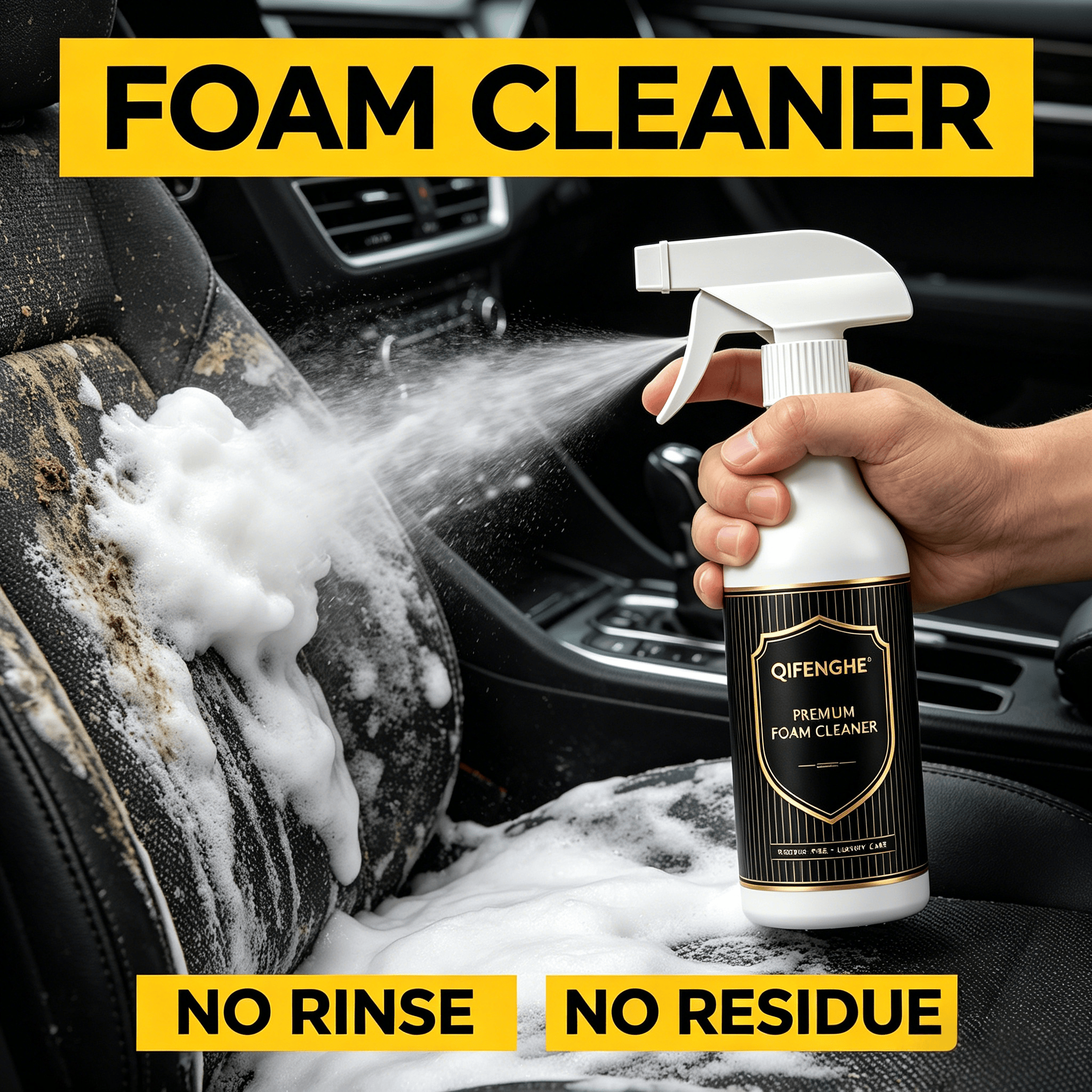 2-in-1 Foam Cleaner – Waterles - Seat Cleaner Fabric reseña y precio