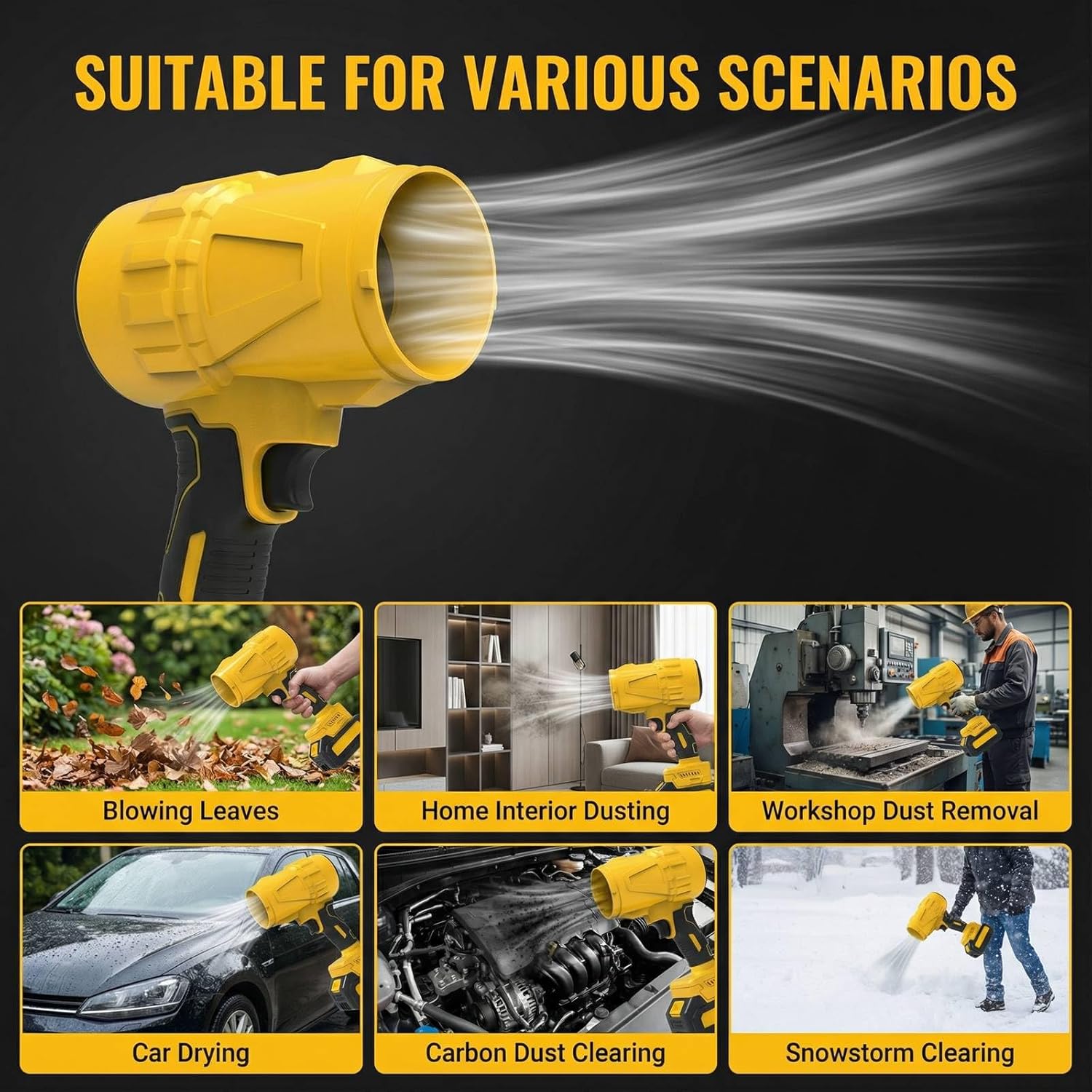 Wireless blower brushless turb - Dryer Car Blower reseña y precio