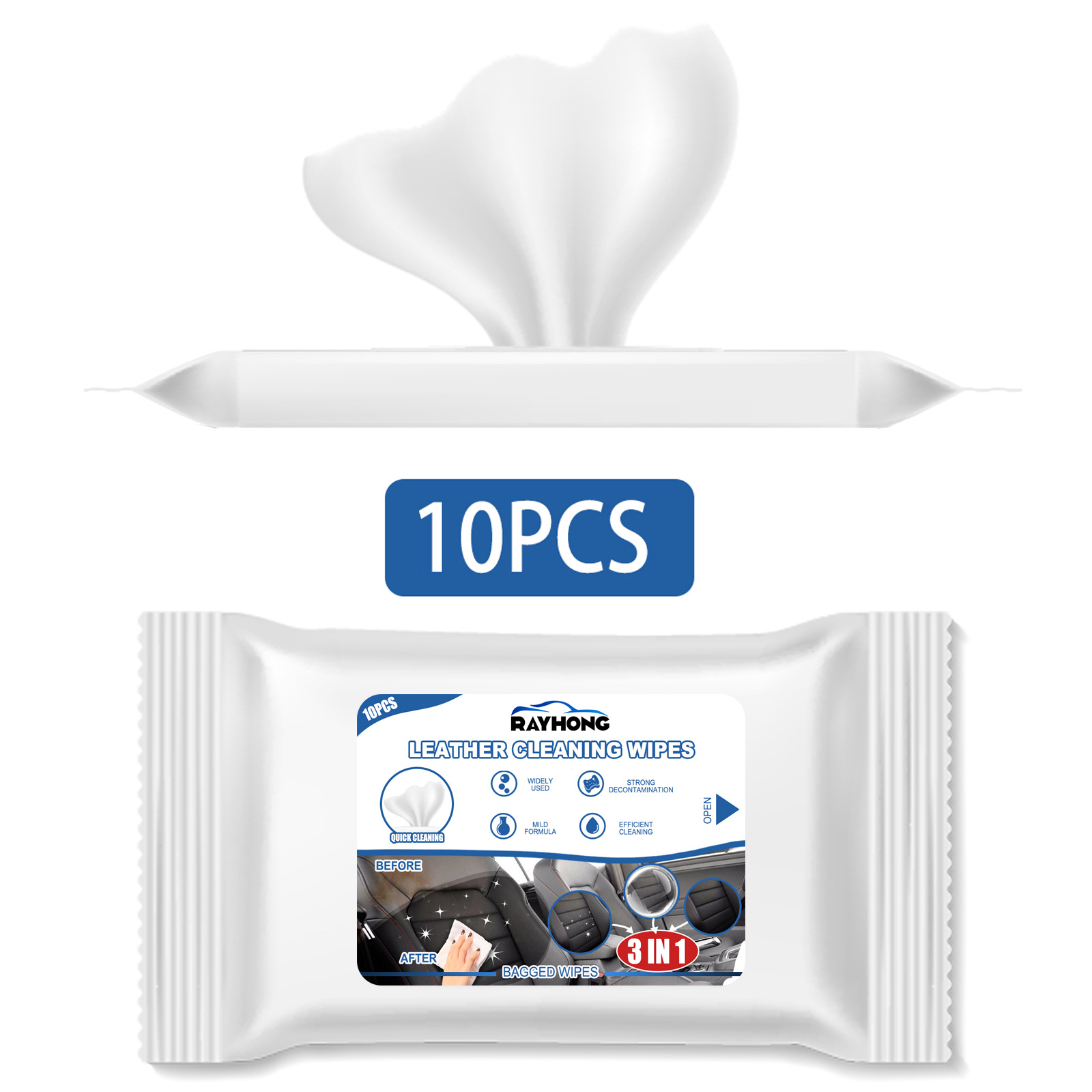Car Leather Cleaning Wipes, Se - Dirt Brush Interior reseña y precio