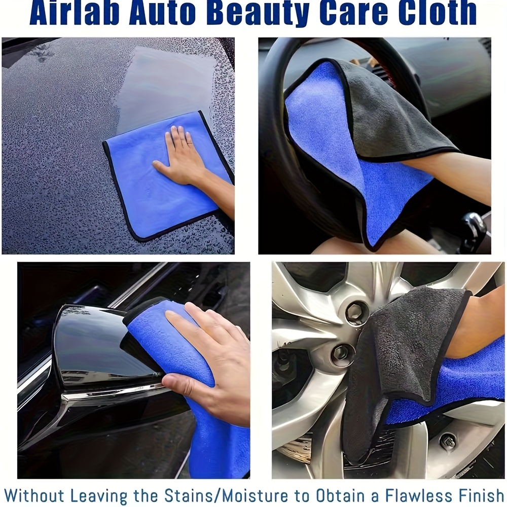 1-10pcs Microfiber Car Cleanin - Microfiber Towel Detailing reseña y precio