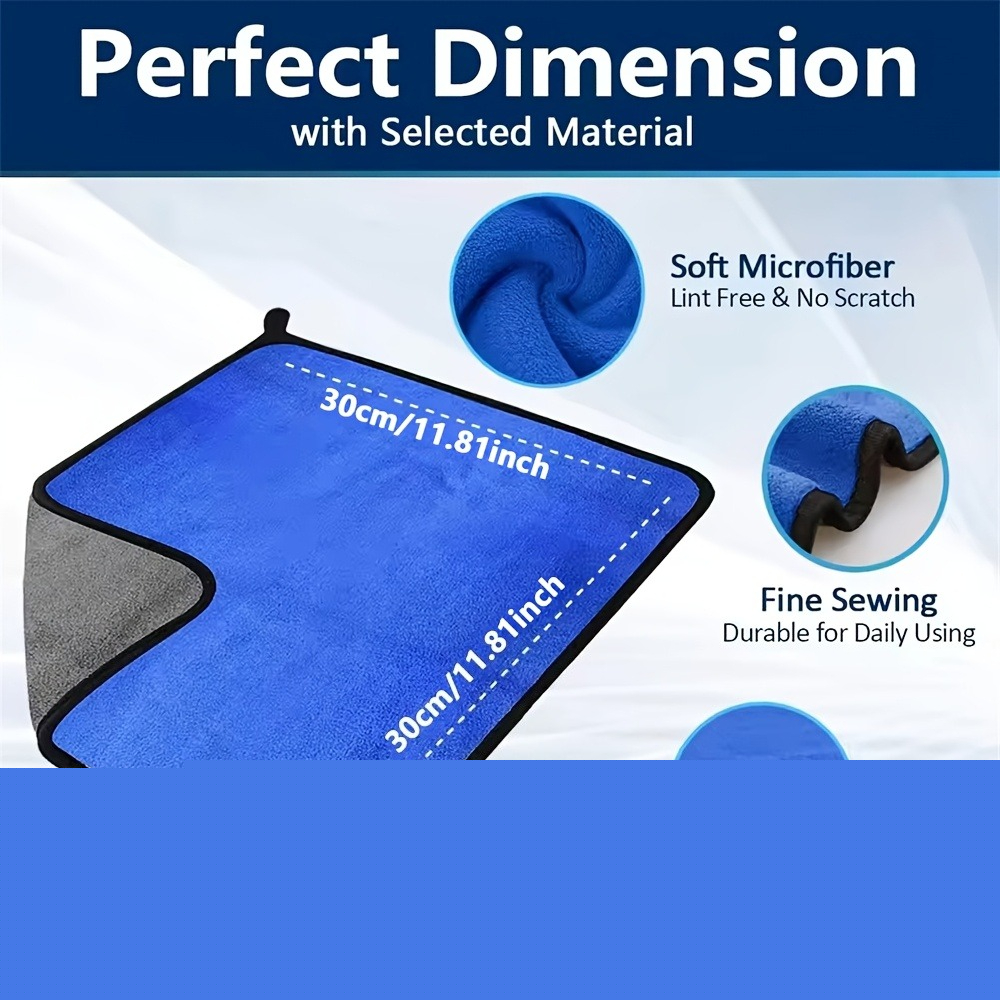1-10pcs Microfiber Car Cleanin - Microfiber Towel Detailing reseña y precio