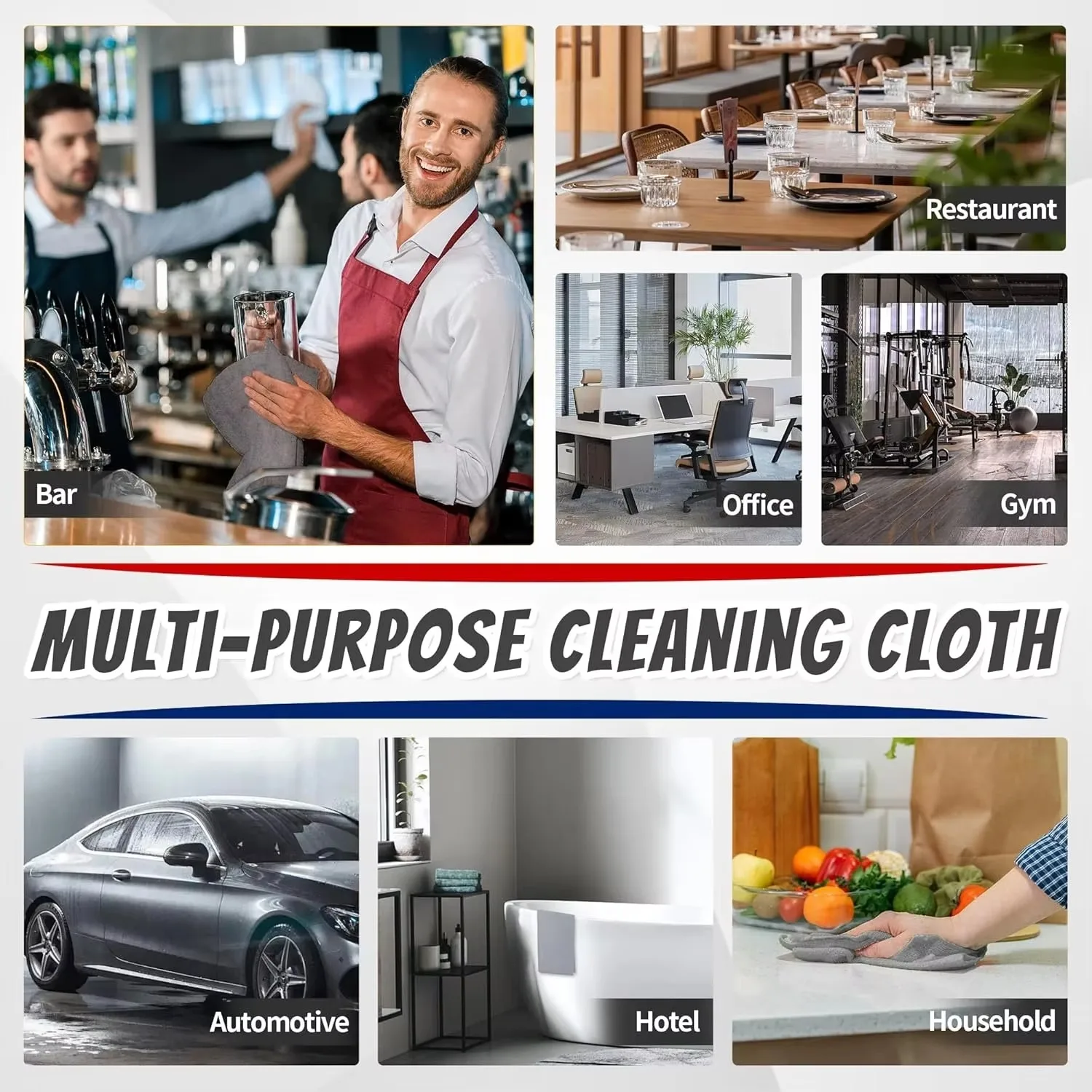 Reusable Thicken Microfiber Cl - Microfiber Towel Detailing reseña y precio