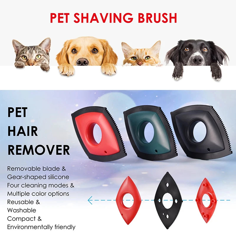 4 Modes Pet Hair Remover Comb  - Seat Cleaner Fabric reseña y precio
