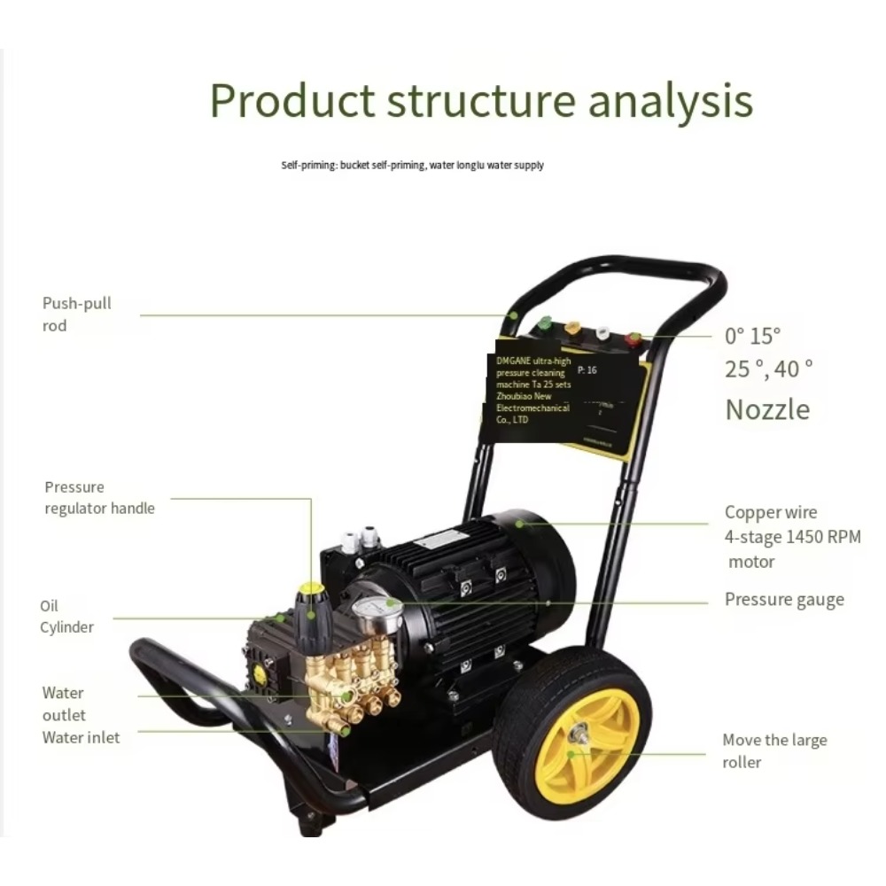 High Power 220V Portable Elect - Car Cleaning Brush reseña y precio