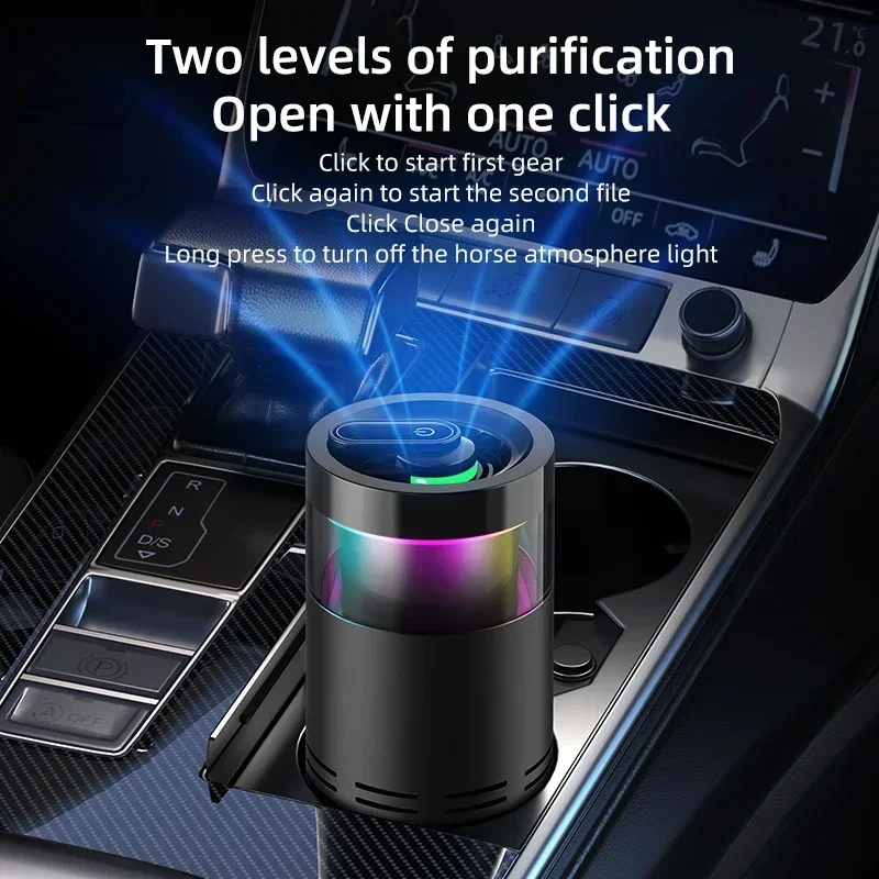 Mini Air Purifier with Aromath - Odor Eliminator Car reseña y precio