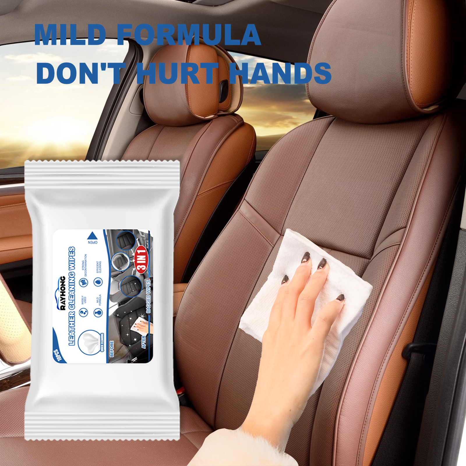Rayhong Car Leather Cleaning W - Dirt Brush Interior reseña y precio