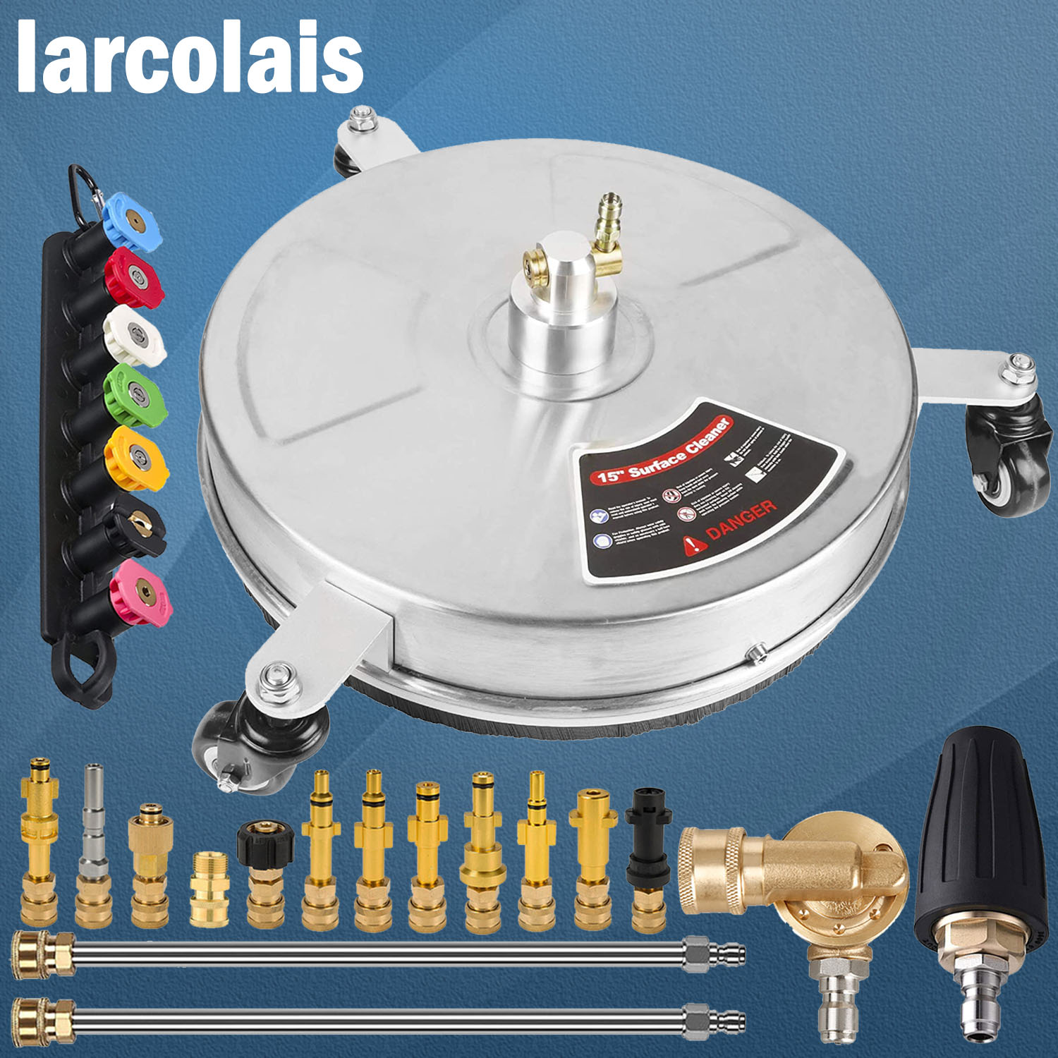 4000PSI 15 Inch Pressure Washe - Wheel Cleaner Alloy reseña y precio