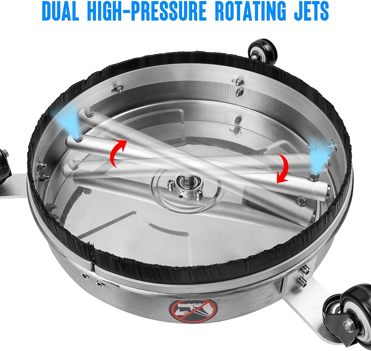 4000PSI 15 Inch Pressure Washe - Wheel Cleaner Alloy reseña y precio