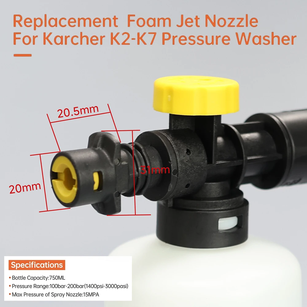 Foam Cannon for Karcher K2 K3  - Foam Cannon Car Wash reseña y precio