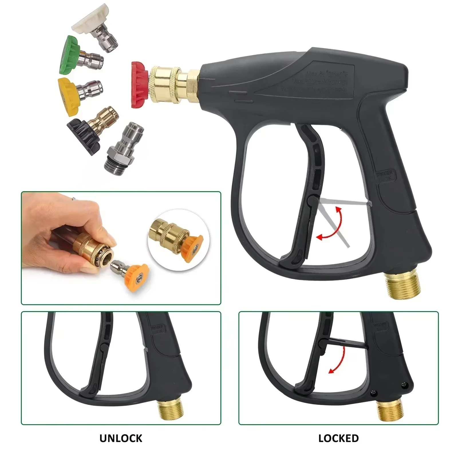 Snow Foam Cannon Lance Kit Com - Pressure Washer Foam Gun reseña y precio