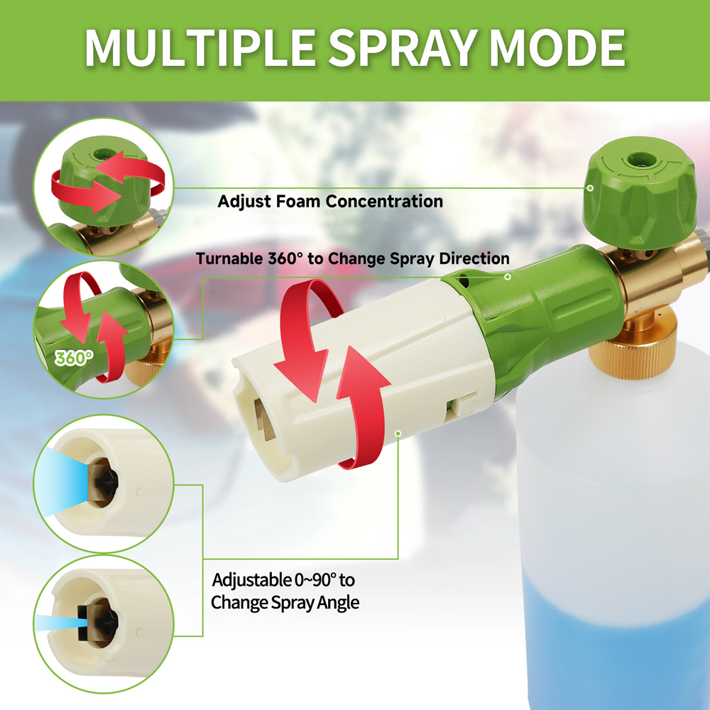 Aluminum Foam gun Lance Foam c - Foam Cannon Car Wash reseña y precio