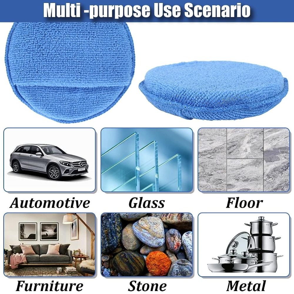 Microfiber Wax Applicator Pads - Wax Applicator Pad reseña y precio