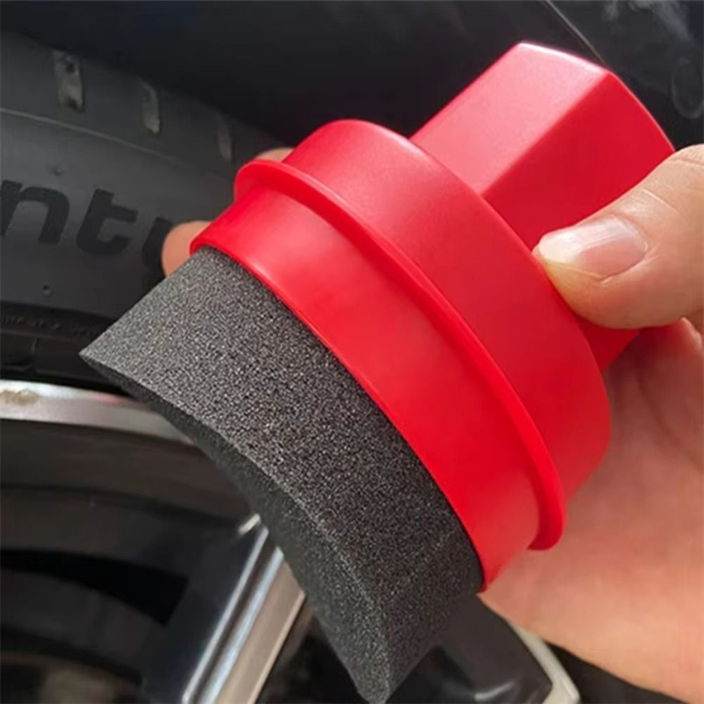 Curved Tire Polishing Sponge w - Wax Applicator Pad reseña y precio