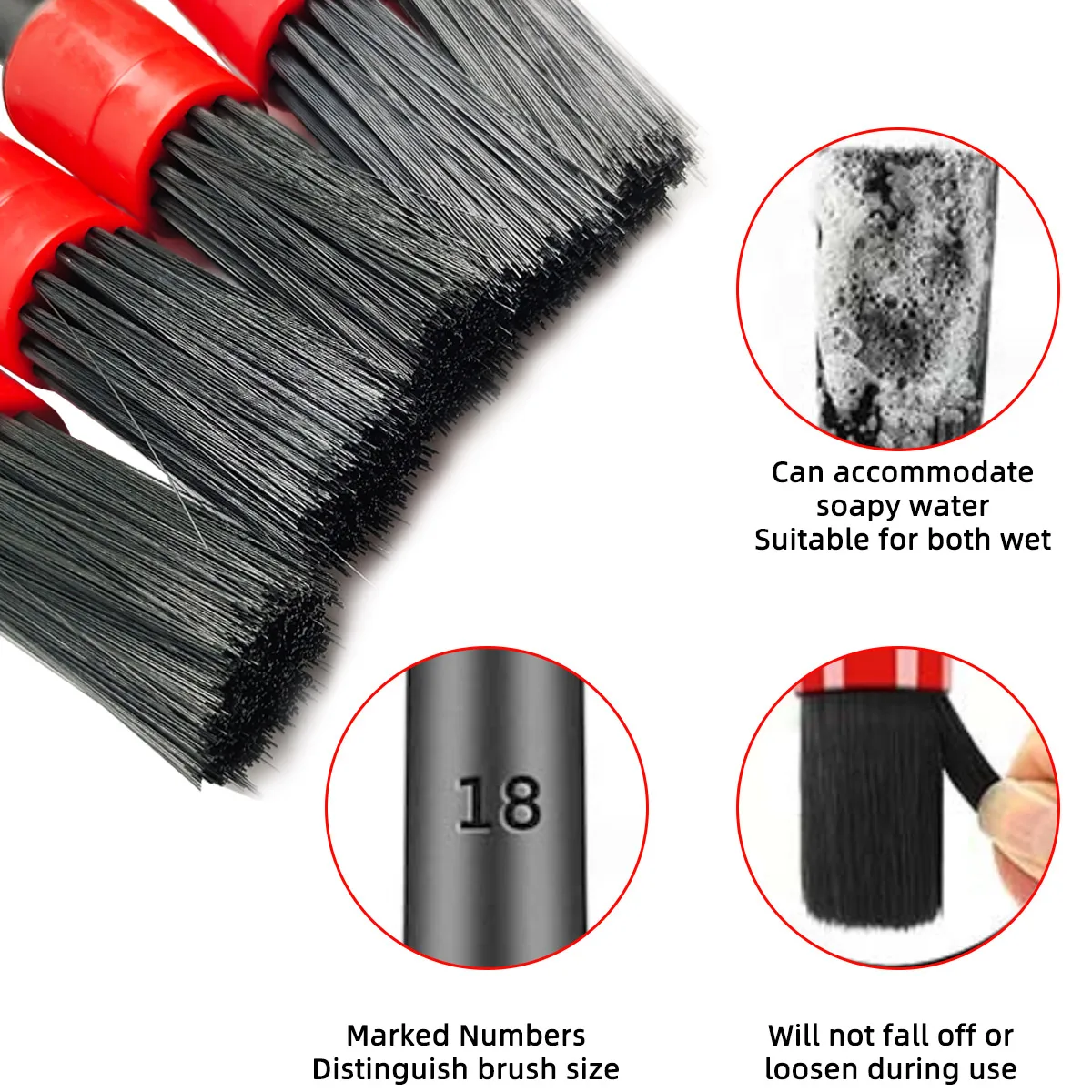 126-Piece Car Detail Cleaning  - Dirt Brush Interior reseña y precio
