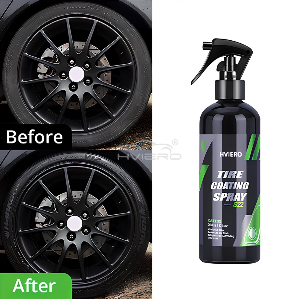 Car auto Tyre Gloss Tire Coati - Tire Shine Spray Sealant reseña y precio