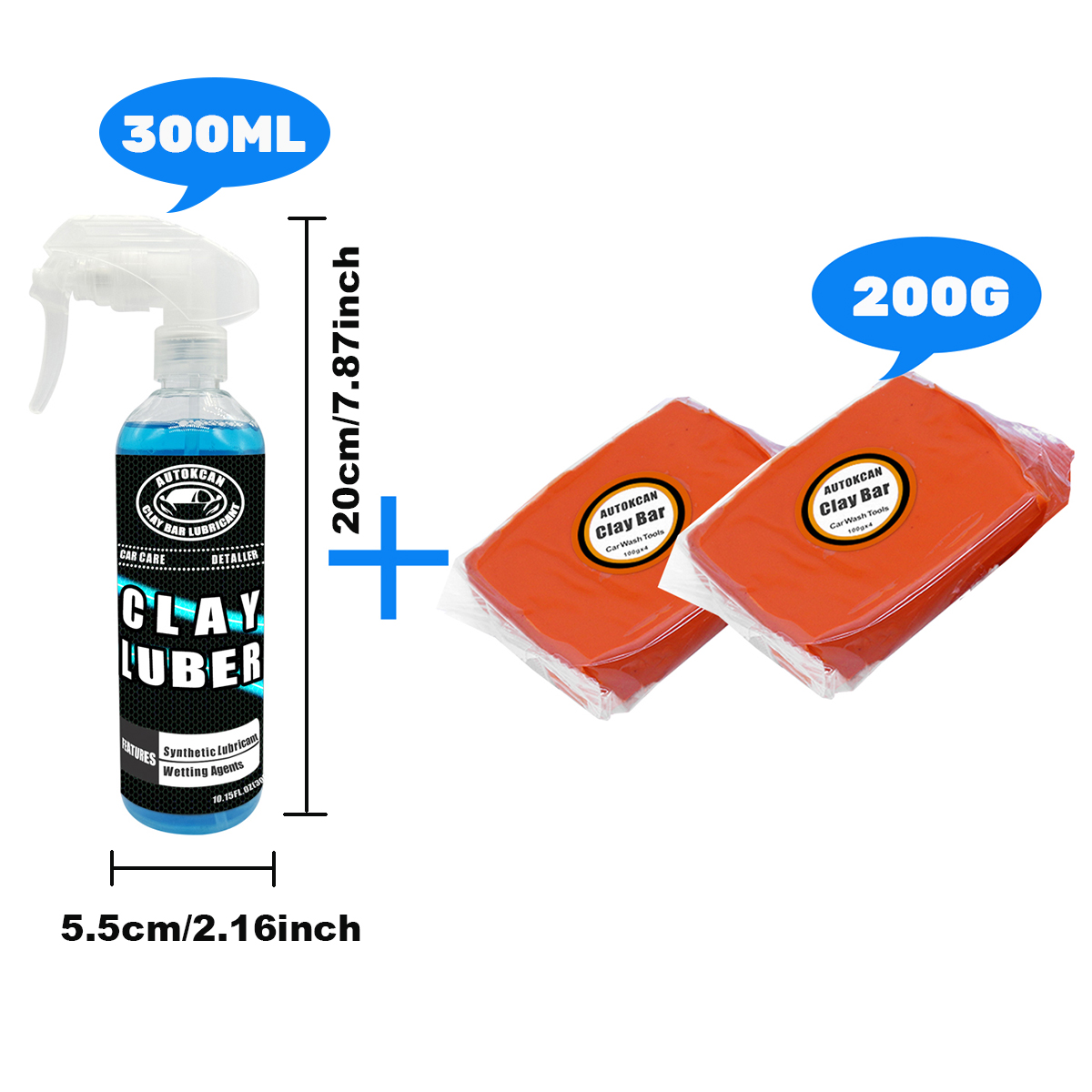 200G Car Clay Bar And 300ml Ma - Clay Bar Lubricant reseña y precio