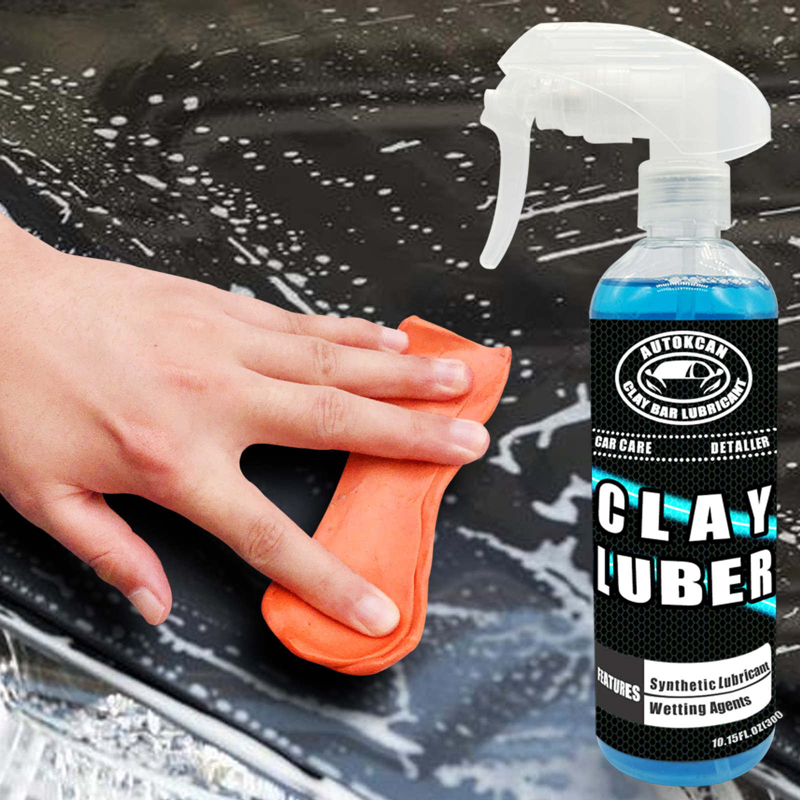 200G Car Clay Bar And 300ml Ma - Clay Bar Lubricant reseña y precio