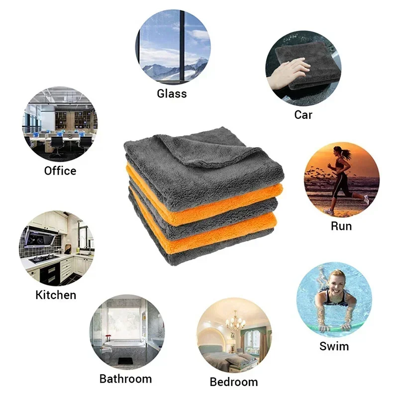 Edgeless Microfiber Car Towels - Microfiber Towel Detailing reseña y precio