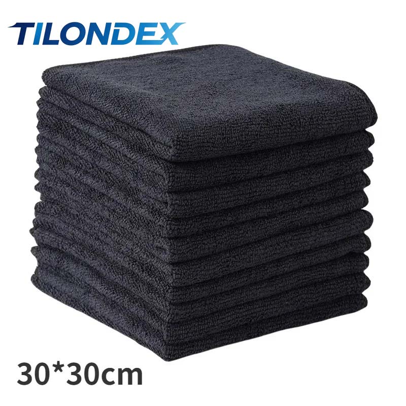 TILONDEX 1/3PCS Black Microfib - Microfiber Towel Detailing reseña y precio