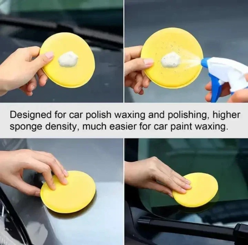 6PCS Car Care Foam Wax Applica - Wax Applicator Pad reseña y precio