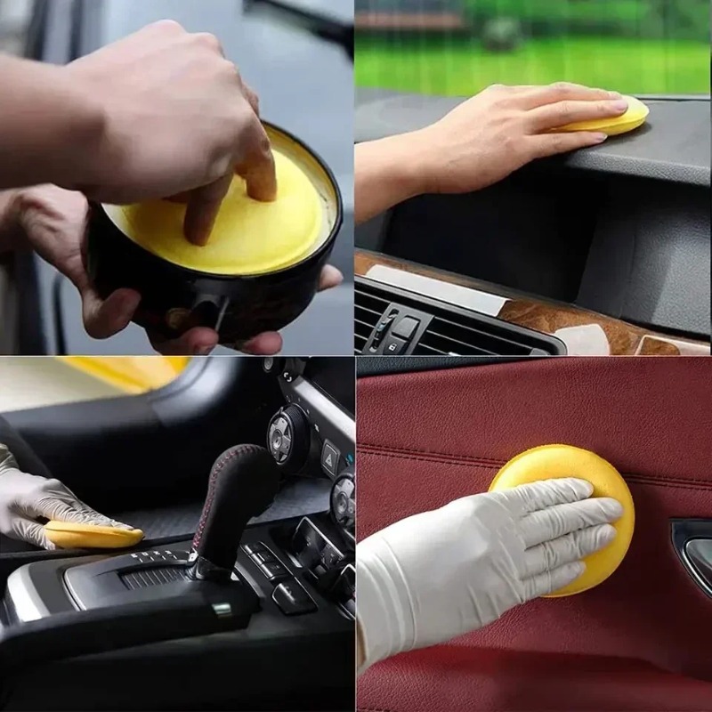 6PCS Car Care Foam Wax Applica - Wax Applicator Pad reseña y precio