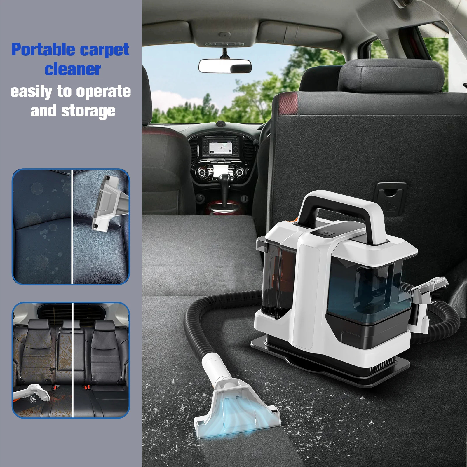 Latest Portable Home Appliance - Seat Cleaner Fabric reseña y precio