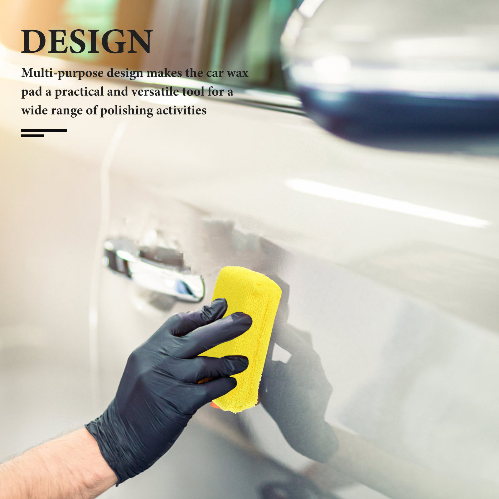 5Pcs Car Waxing Pads Compact L - Wax Applicator Pad reseña y precio