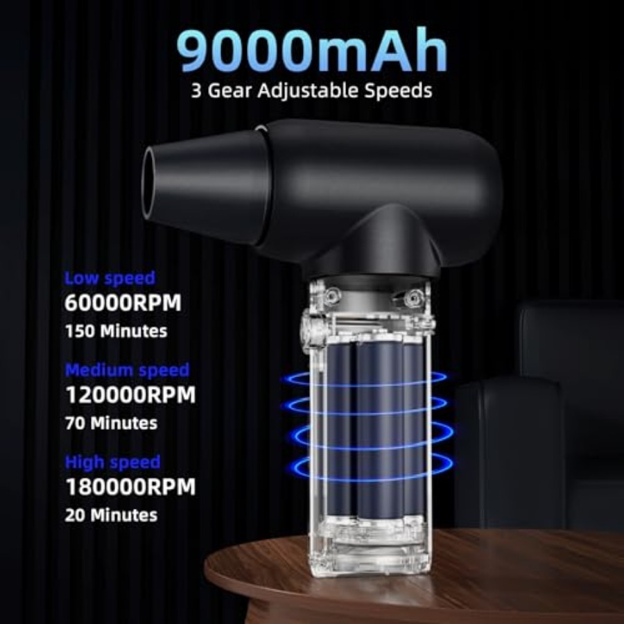 3-Gear Electric Portable Air D - Dryer Car Blower reseña y precio