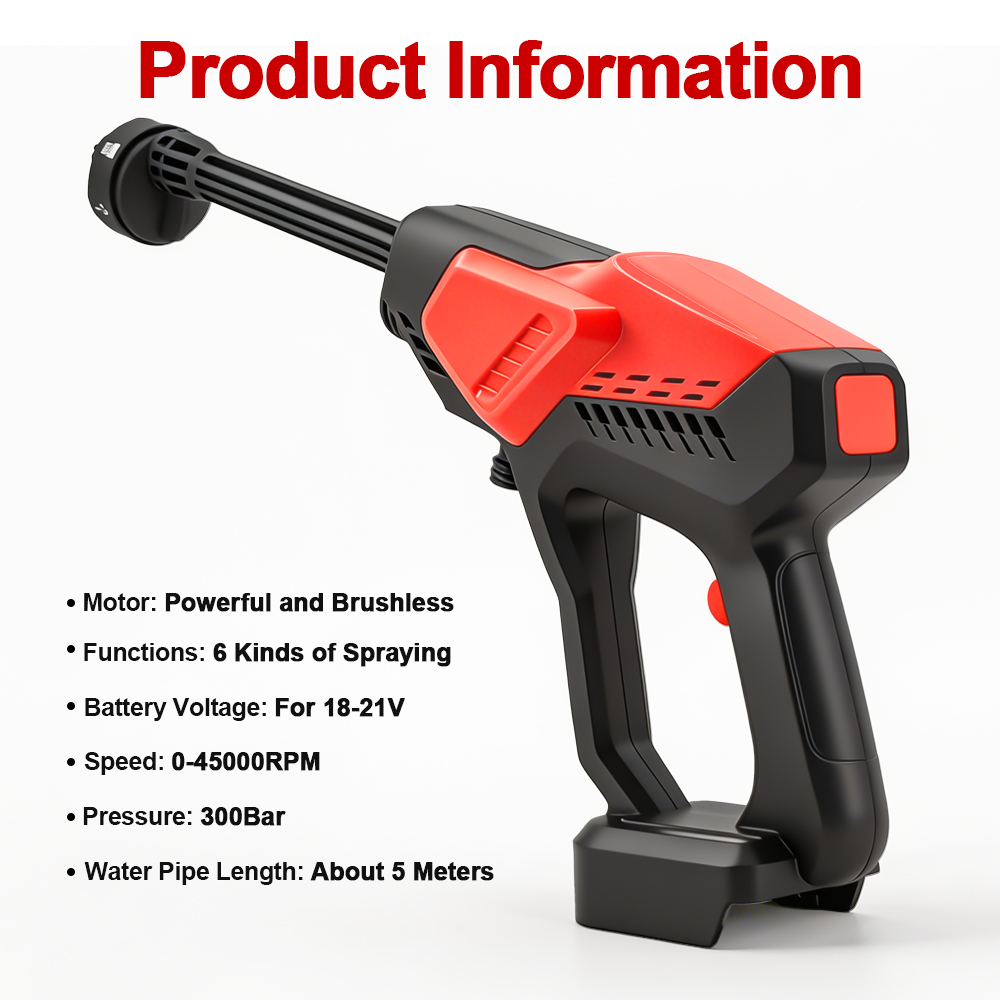 300Bar Brushless High Pressure - Car Shampoo Ph reseña y precio