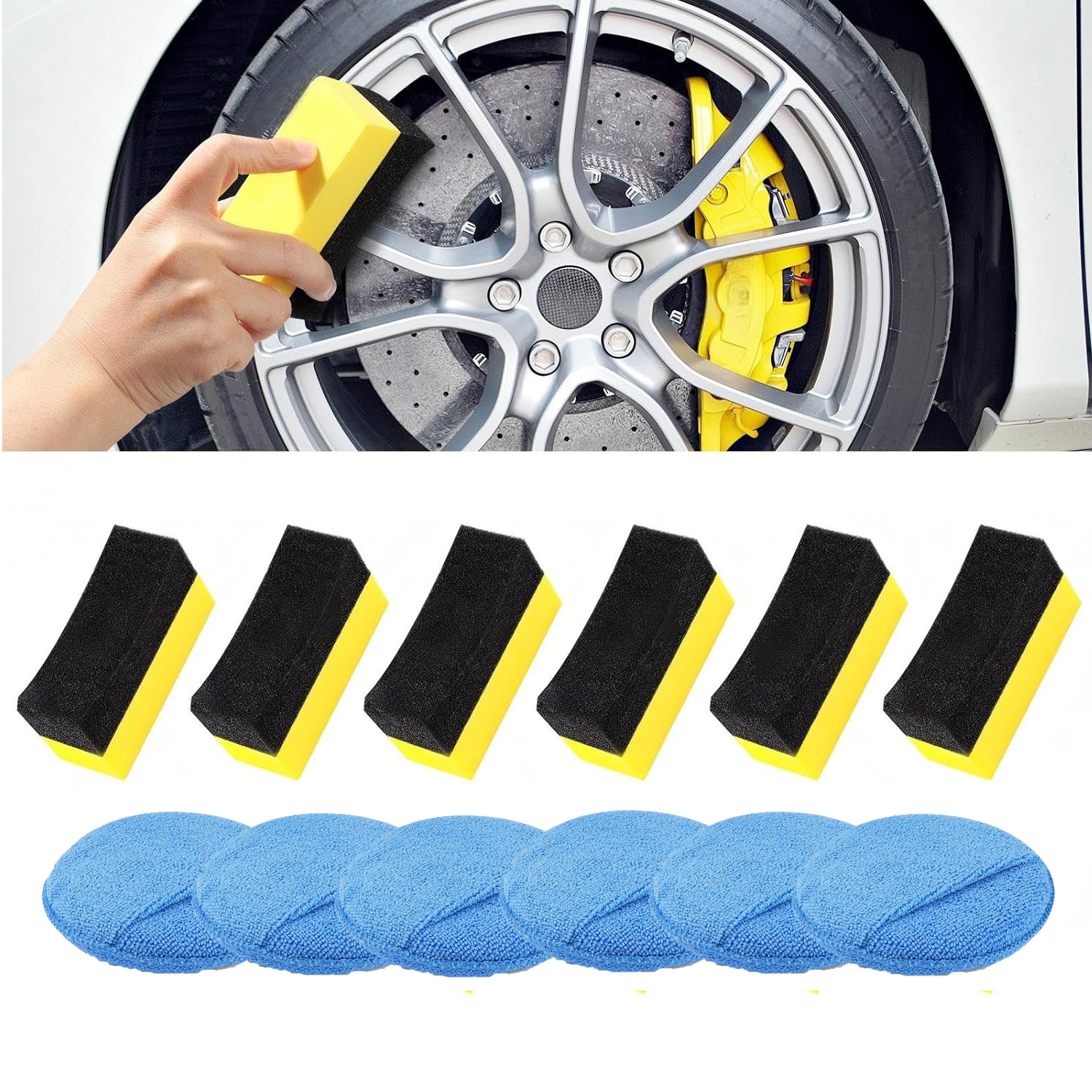 Auto Cleaning Sponge Brush Wax - Wax Applicator Pad reseña y precio