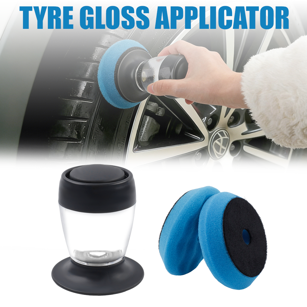 Tire Shine Applicator, Car Pol - Wax Applicator Pad reseña y precio