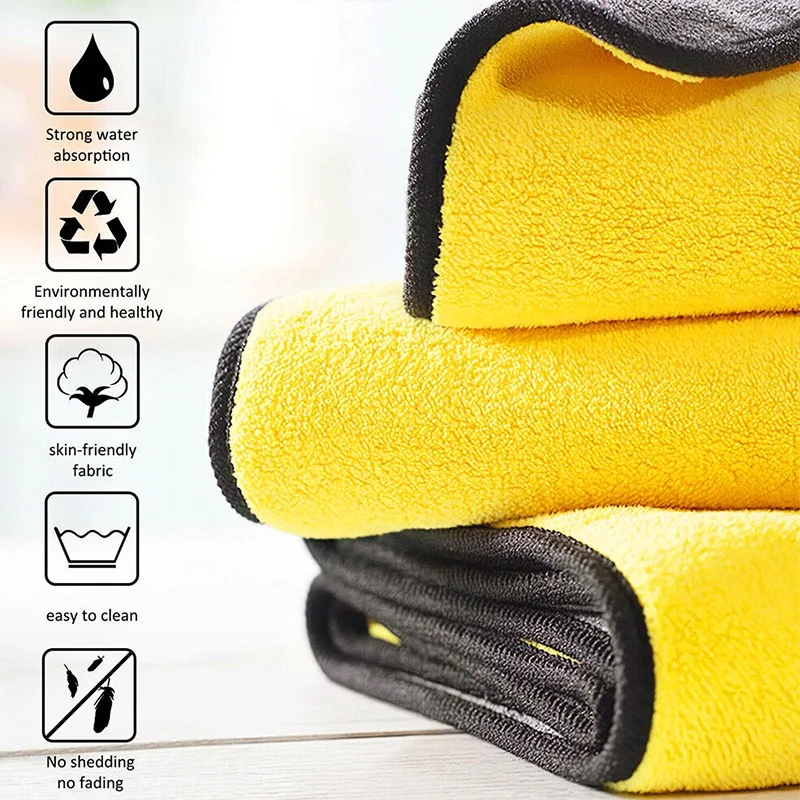 10/1Pcs Microfiber Cleaning To - Microfiber Towel Detailing reseña y precio