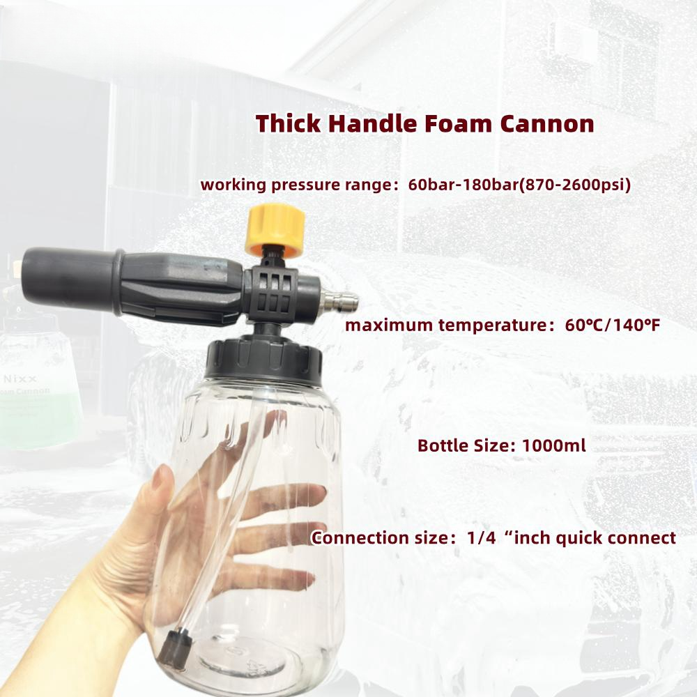 1 PC Black and Yellow Thick ha - Foam Cannon Car Wash reseña y precio