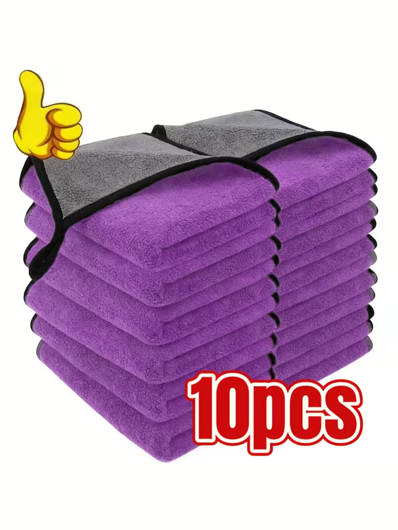 10-Pack Double-Sided Coral Vel - Microfiber Towel Detailing reseña y precio