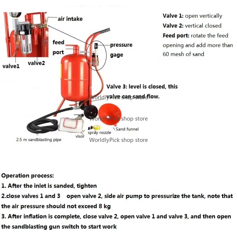 High Pressure Cleaner Sandblas - Wheel Cleaner Alloy reseña y precio
