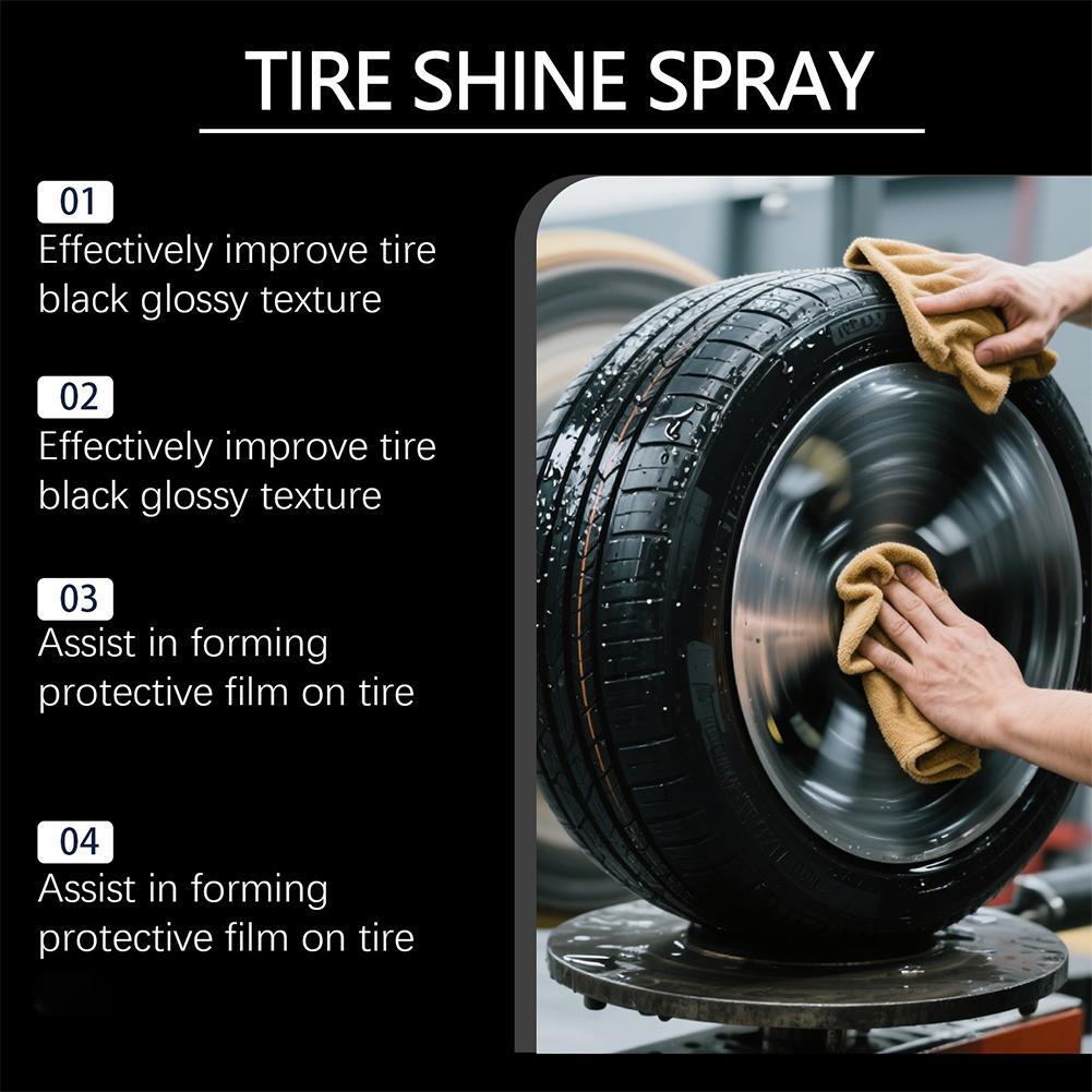 Tyre Gloss Tire Coating Spray  - Tire Shine Spray Sealant reseña y precio