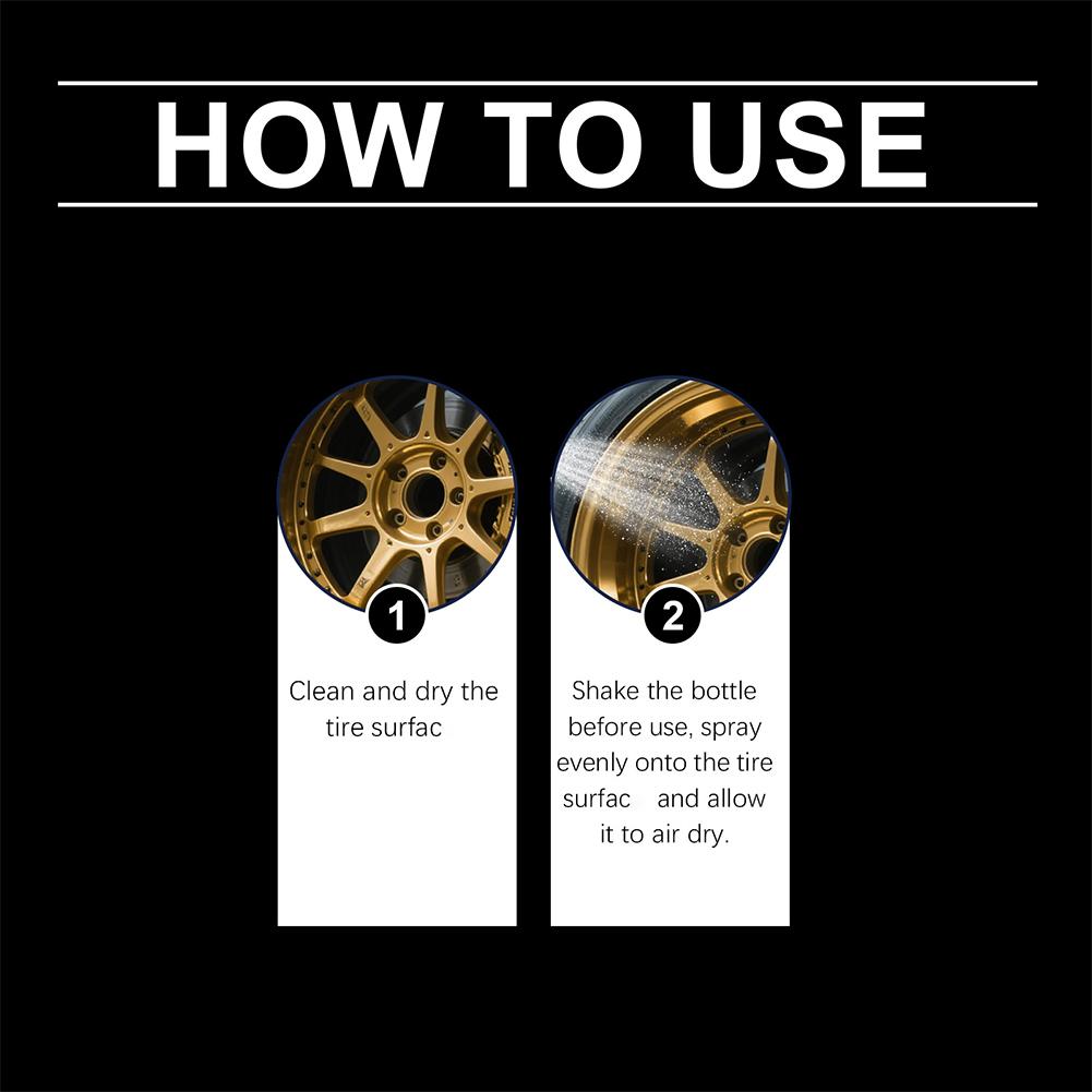 Tyre Gloss Tire Coating Spray  - Tire Shine Spray Sealant reseña y precio