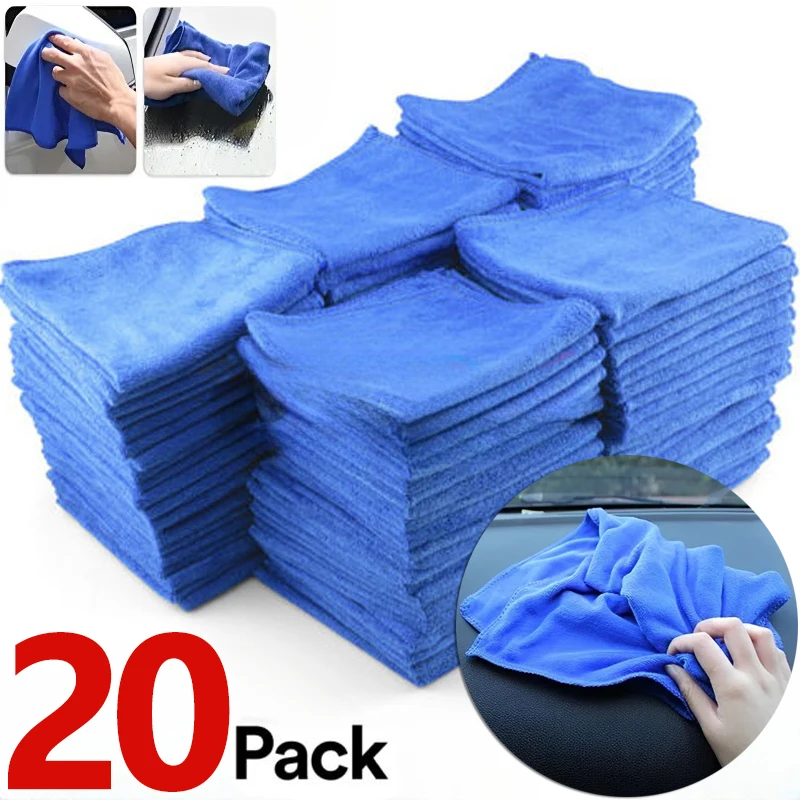10/20Pcs Microfiber Towels Car - Microfiber Towel Detailing reseña y precio