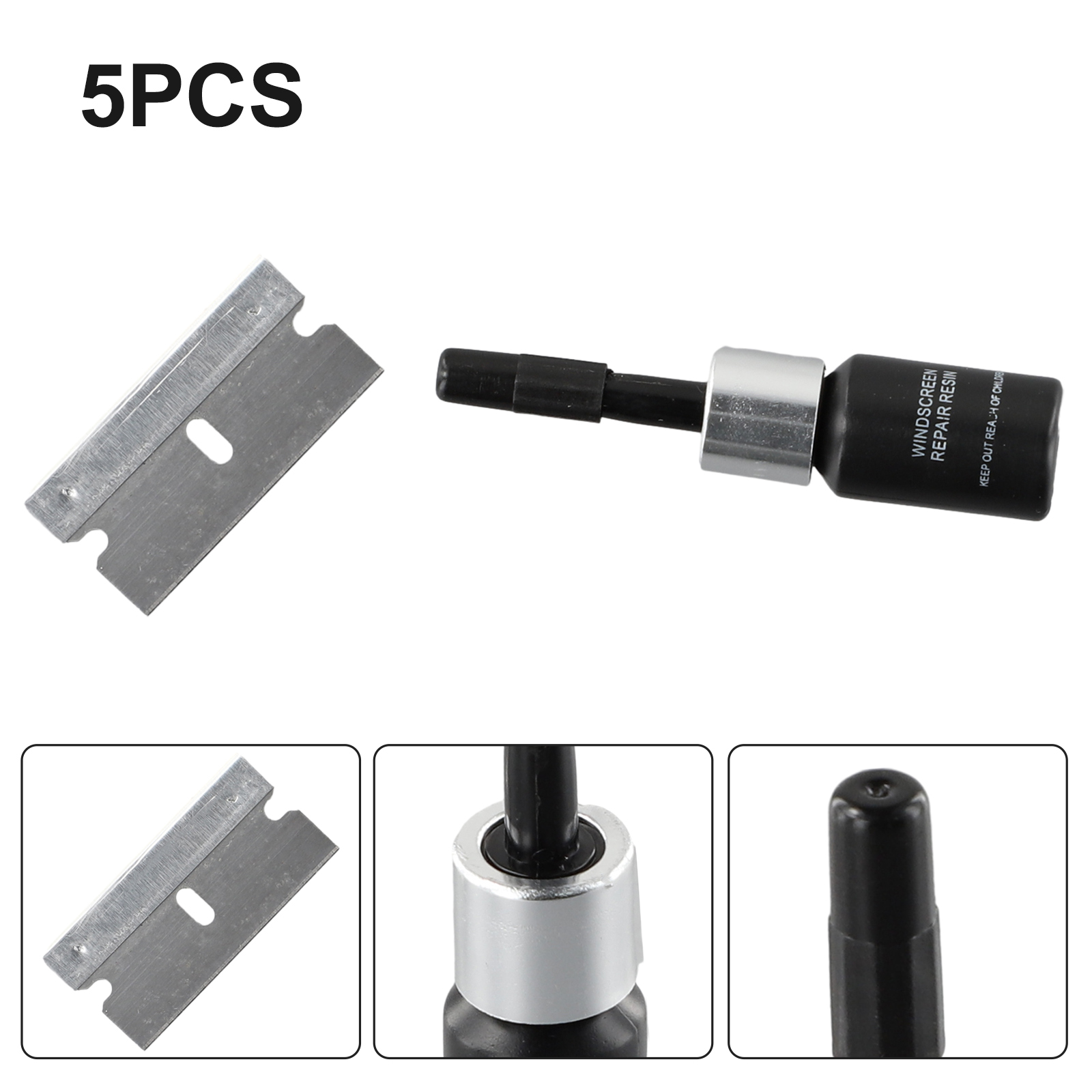 5PCS Automotive Windshield Gla - Glass Cleaner Streak reseña y precio