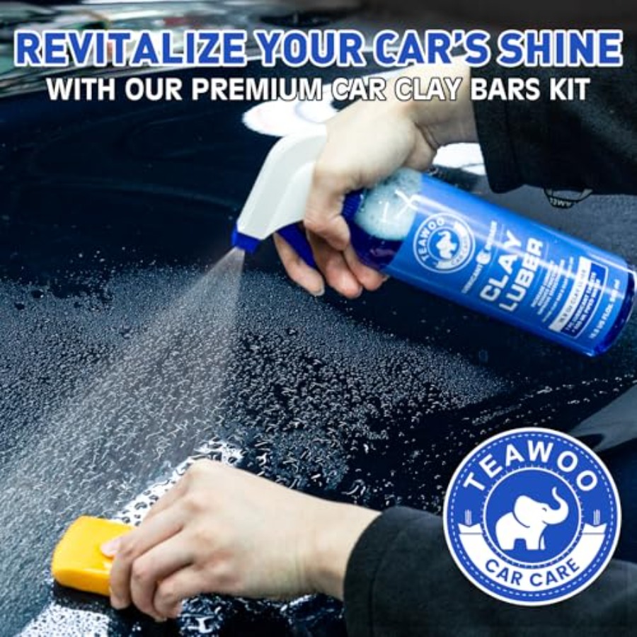 Clay Bars Kit, 6 Clay Bars and - Clay Bar Lubricant reseña y precio