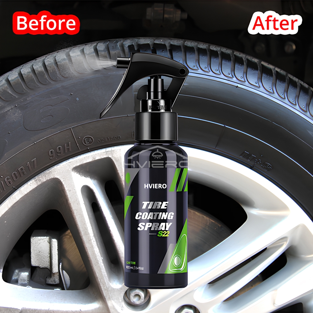 Tyre Gloss HVIERO S22 Tire Coa - Tire Shine Spray Sealant reseña y precio