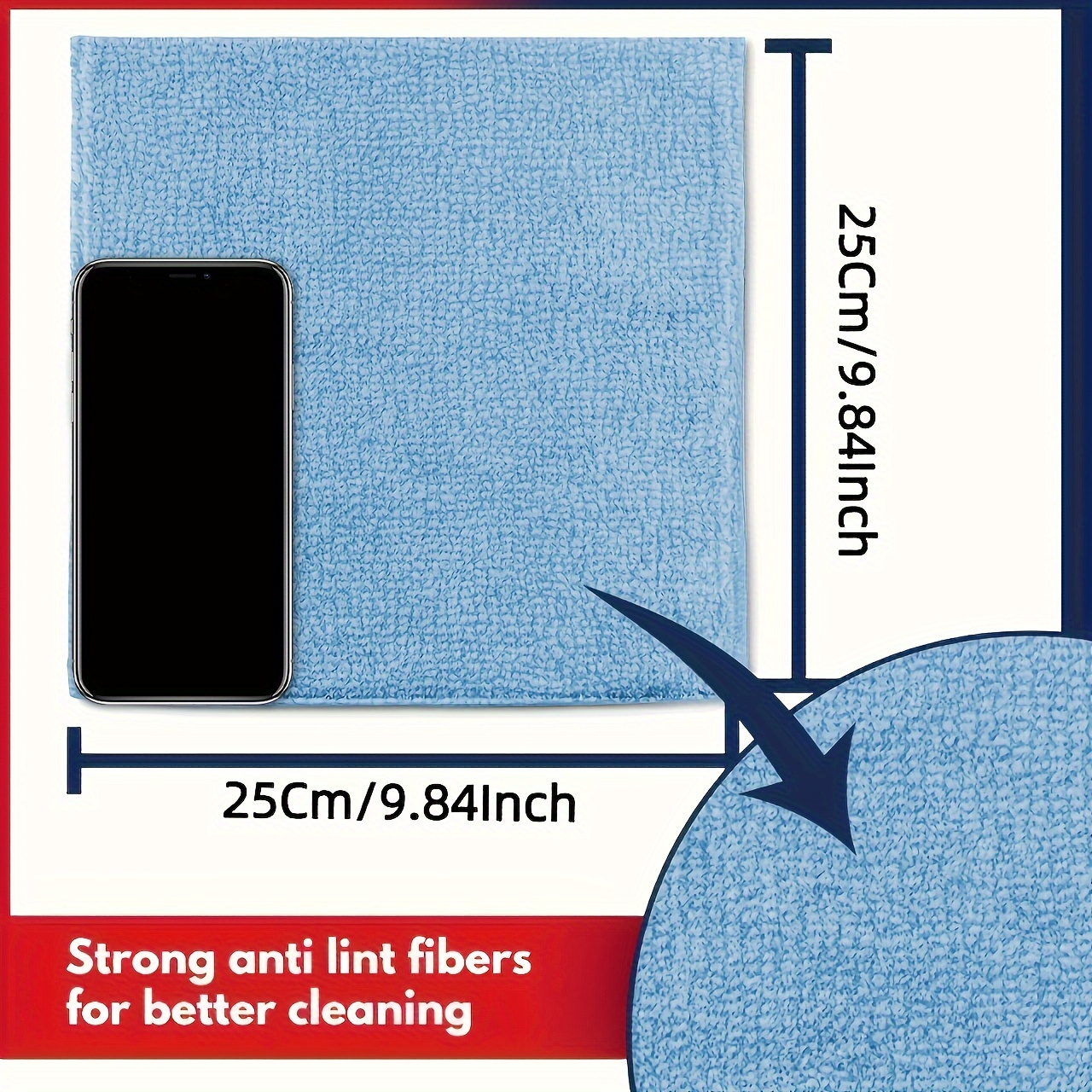 1-50pcs Light Blue Microfiber  - Microfiber Towel Detailing reseña y precio