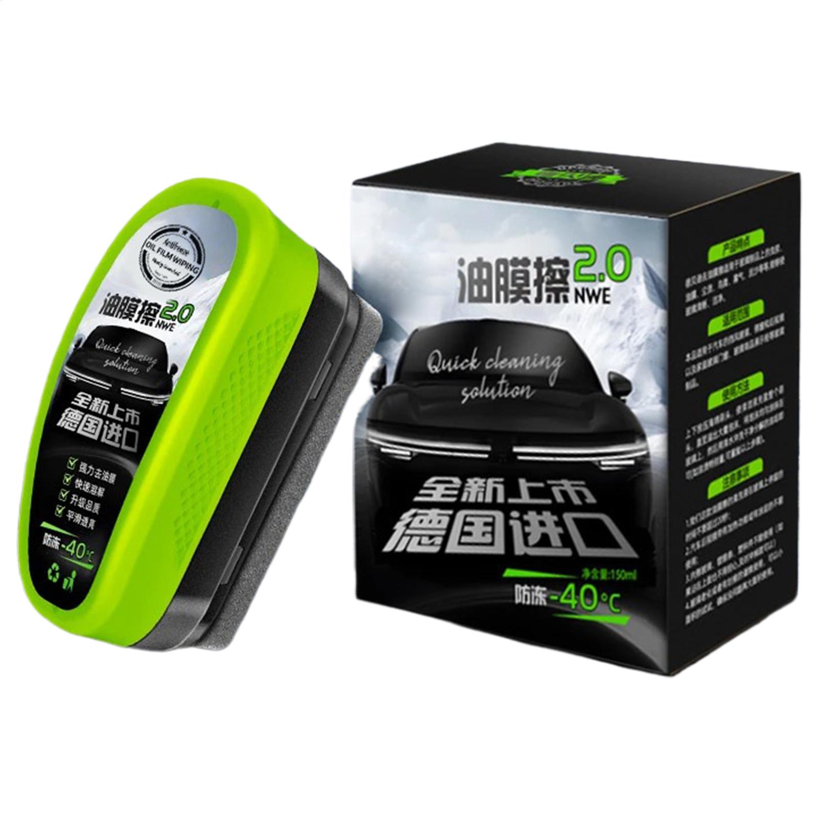 Car Glass Oil Film Remover Aut - Car Cleaning Brush reseña y precio