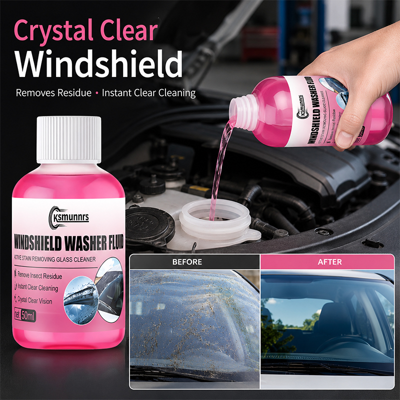 Car Glass Coating Washer Fluid - Glass Cleaner Streak reseña y precio